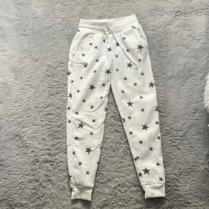 black and white star pants